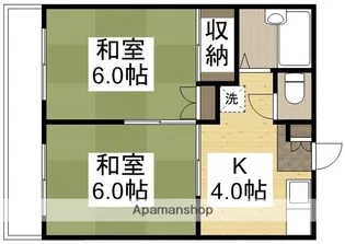 石堂マンション【201号室】の間取り