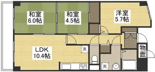 サーパス後楽園【4階】の間取り
