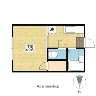 サンシャイン富町A棟【101号室】の間取り
