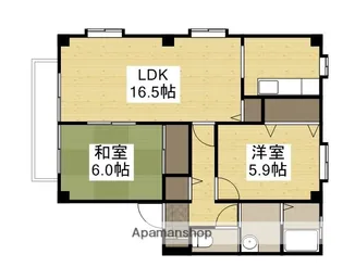 フォブール近藤A【2階】の間取り
