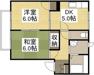 MARBLE ARCH【2階】の間取り