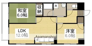 グランデュール東古松【601号室】の間取り