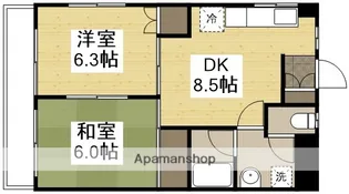 ラ・フィオーレⅠ【3階】の間取り
