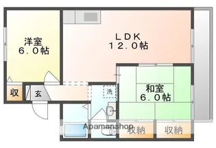 グランジュール津島 A【2階】の間取り