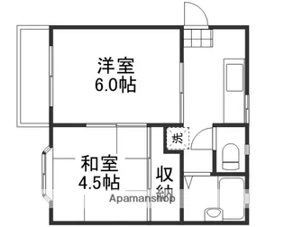 トピア門田屋敷【202号室】の間取り