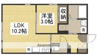 ドミール青江【3階】の間取り
