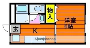 DNパレス B【2階】の間取り