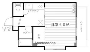 第2熊谷ビル【2階】の間取り