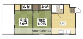 渡辺ビル【303号室】の間取り