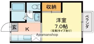 メゾン岡北Ⅱ【2階】の間取り