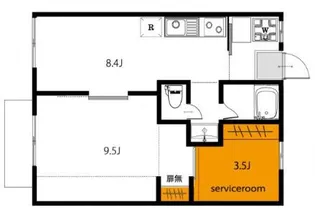 マンションフラワー【205号室】の間取り