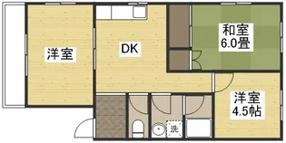 MHハイム津高 A【202号室】の間取り