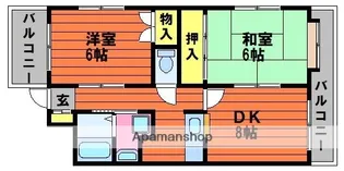 マンションクラデン【5階】の間取り