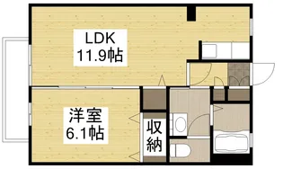 ジョリカⅡ 【2階】の間取り