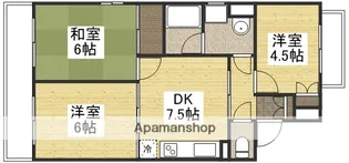 パティオⅠ【3階】の間取り