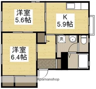 グランメイト A棟【1階】の間取り