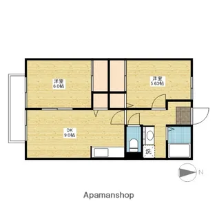 パストラル藤田A棟【2階】の間取り
