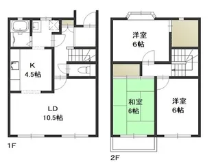 コーポシオン【1階】の間取り