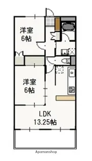 アヴェニューK&K【1階】の間取り