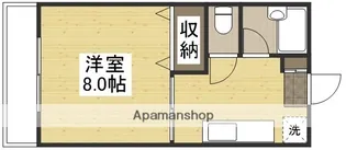 成広矢原コーポⅤ【2階】の間取り