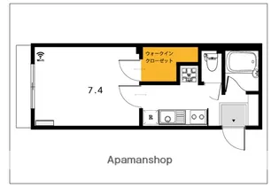 メゾンフェスタ浜【1階】の間取り