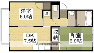 サンハイツ今A【201号室】の間取り