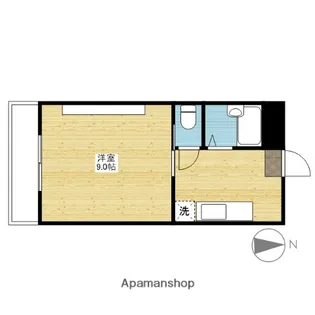 ラ・メール神田【2階】の間取り