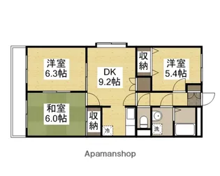 ファミーユKAY【1階】の間取り