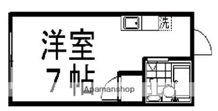 シャルマンファイブ【104号室】の間取り