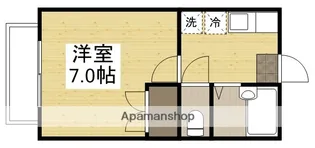 コーポ雅【1階】の間取り