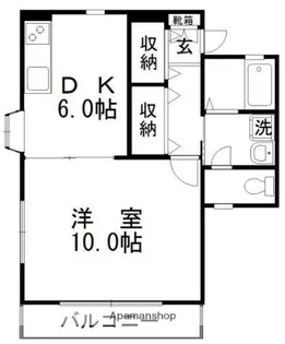 ジンジャーエールⅡ【1階】の間取り