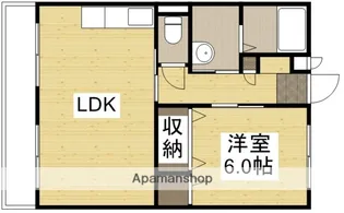 グランパ【301号室】の間取り