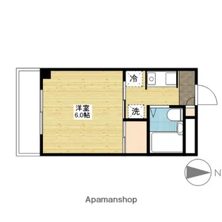 ルポール今【107号室】の間取り