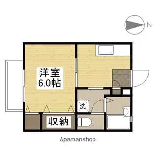 サニースクエアⅡ【203号室】の間取り