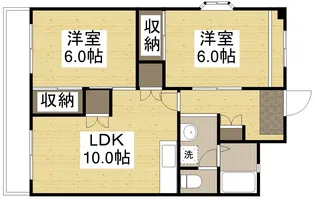 大供マンション【305号室】の間取り
