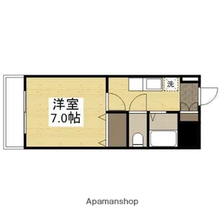 マローン新福【3階】の間取り