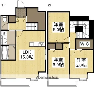 ベンハウス伊福町【4階】の間取り