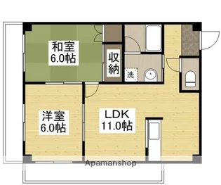 スペランザ江並【202号室】の間取り