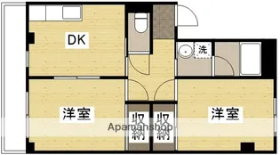 コーポ秋山(奥田本町)【301号室】の間取り