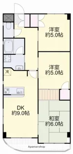 カトービル【4階】の間取り
