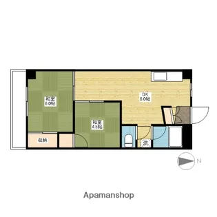 ニコニコビル【2階】の間取り