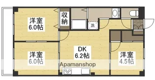 ナチュラルガーデン今【302号室】の間取り