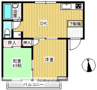 リージェント中庄パートⅡ【2階】の間取り