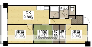 グラン・ドムール津高【704号室】の間取り