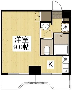 グランヴェール天神【5階】の間取り