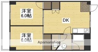 第三耐火ビル【302号室】の間取り