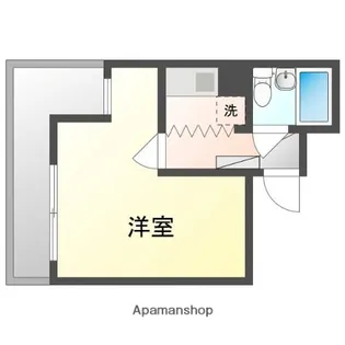 チサンマンション中山下【601号室】の間取り