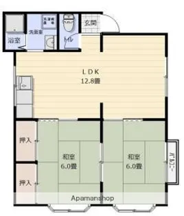 コーポアーベント【2階】の間取り