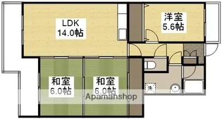 ベルメゾン東光倉田【1階】の間取り
