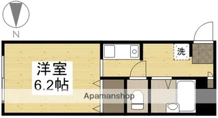 グラック【104号室】の間取り